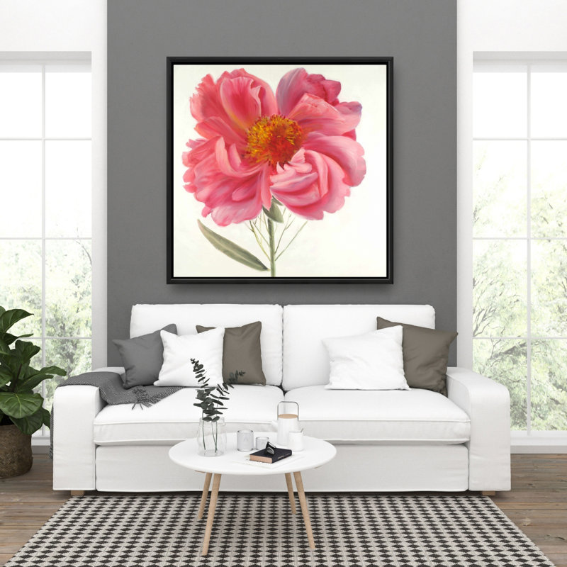 " Pink Peony Flower "