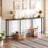 Rustic Console Table – Space-Saving Design, Power Strip Included, Ideal For Tight Spaces, Easy Assembly-1410479230