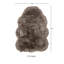Tapis gris en peau de mouton touffeté à la main Rudisill