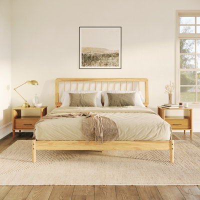 Solid Wood Piece Bedroom Set