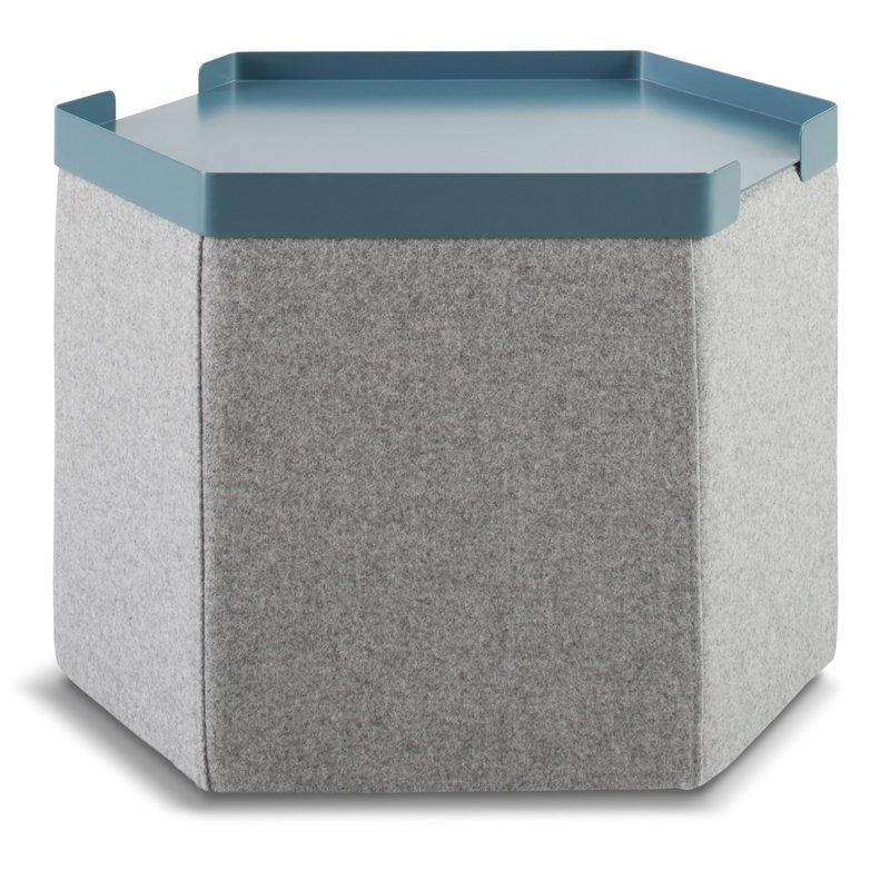 Plateau de repose-pieds Hecks, Bleu marine