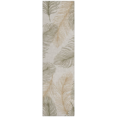 Tapis tropical Chantille ACN3028 lavable à la machine pour intérieur/extérieur