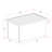 Mucklen Rectangular Metal Outdoor Coffee Table , 33'' in. W 21.25'' in. D