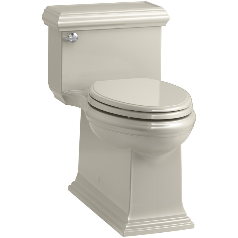 Memoirs Comfort Height 1.28 gpf One-piece Compact Elongated Toilet, Sandbar