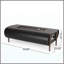 Table de foyer rectangulaire au propane en acier 40000 BTU pour la cour extérieure