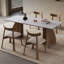 Table de salle à manger rectangulaire moderne de style simple-107254660