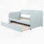Upholstered Daybed Sofa Bed With Trundle Bed and Wood Slat-1009819423