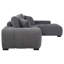 Canapé modulaire rembourré gris anthracite Plather-1010845166