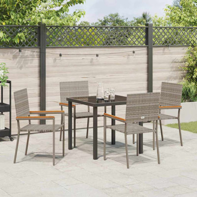 4 - Person Patio Dining Set with Square Table
