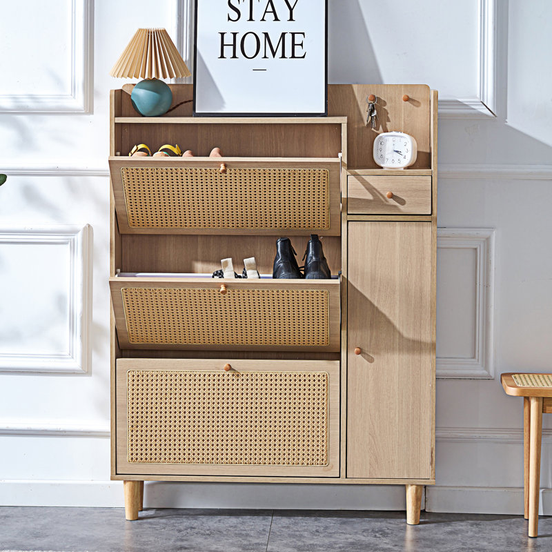 Modern Minimalist Storage Cabinet, Wood