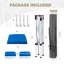 60'' W x 60'' D Powder Coated Steel Pop-Up Canopy-96325587