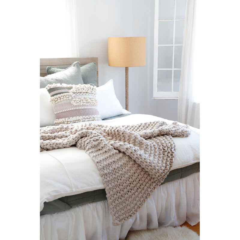 Finn Throw Blanket, Taupe