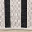 Tapis rayé blanc intérieur / extérieur scandinave-1000391711