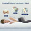 Oreiller de corps de refroidissement réglable pour les dormeurs latéraux - Support en mousse à mémoire de forme de qualité supérieure et conception matelassée pour un confort ultime-1820060463