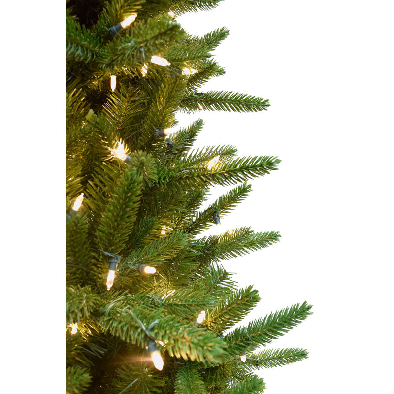 Carmel Pine 6.5-ft Green Artificial Christmas Tree with White Lights