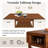 5-Piece 47.2'' Extendable Wood Square Dining Table Set-336994741-336994738