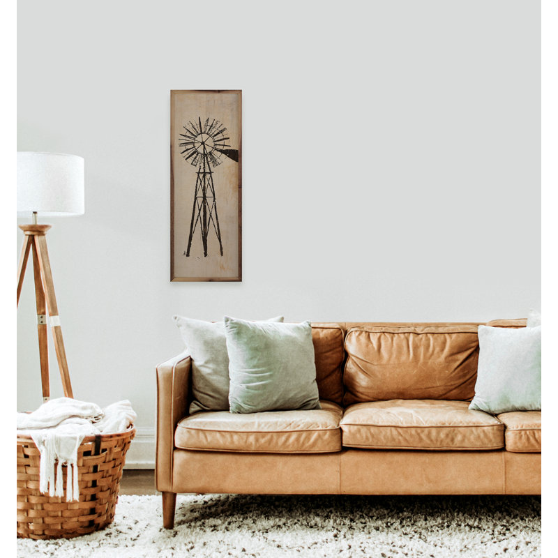 The Old Windmill, 24" H x 8" W