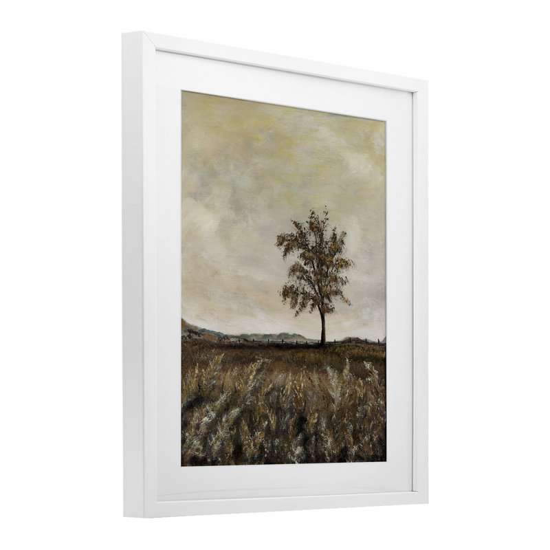 «Yesterays Gone» par Print encadré sous verre, design par Soulspeak & Sawdust, H 21 po x l 17 po, Cadre blanc côtier