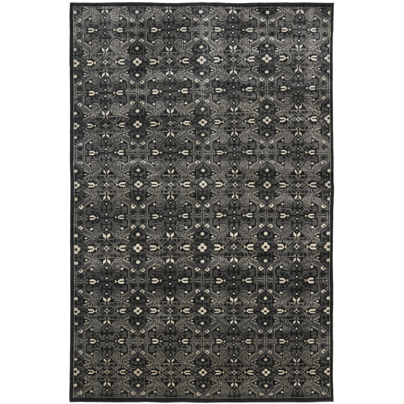 Ralph Lauren Sheldon Wool, Cotton, Silk Oriental Rug, Rectangle 4' x 6'