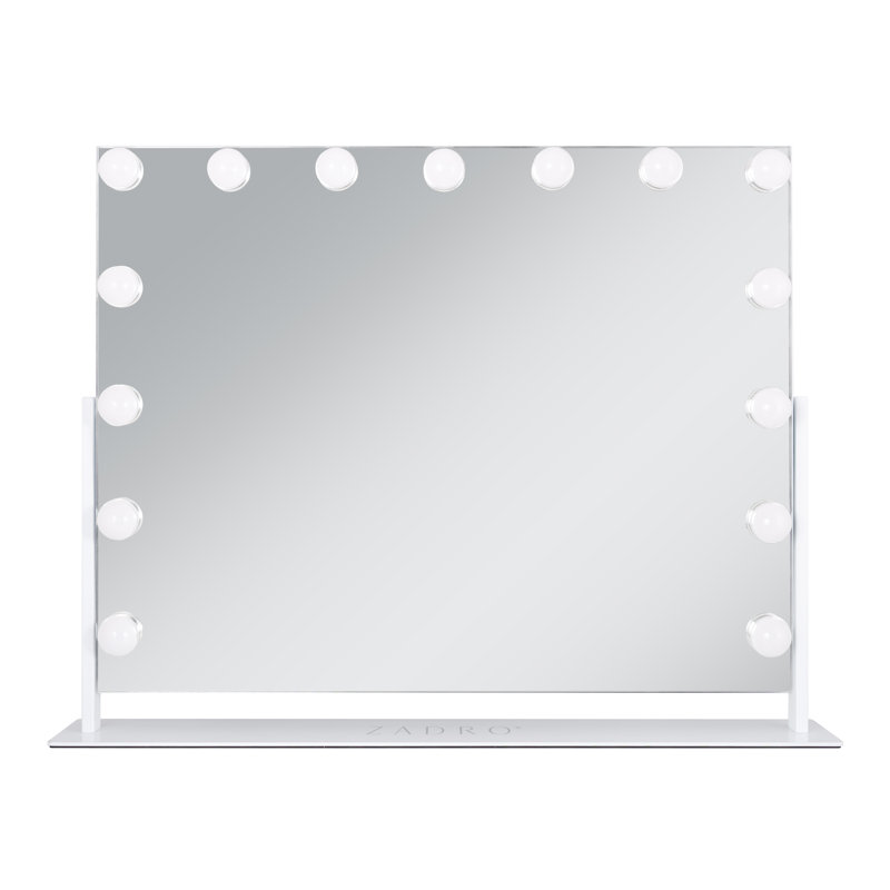 Miroir de maquillage vertical 15 ampoules à DEL 15 po - 25 po x 20 po