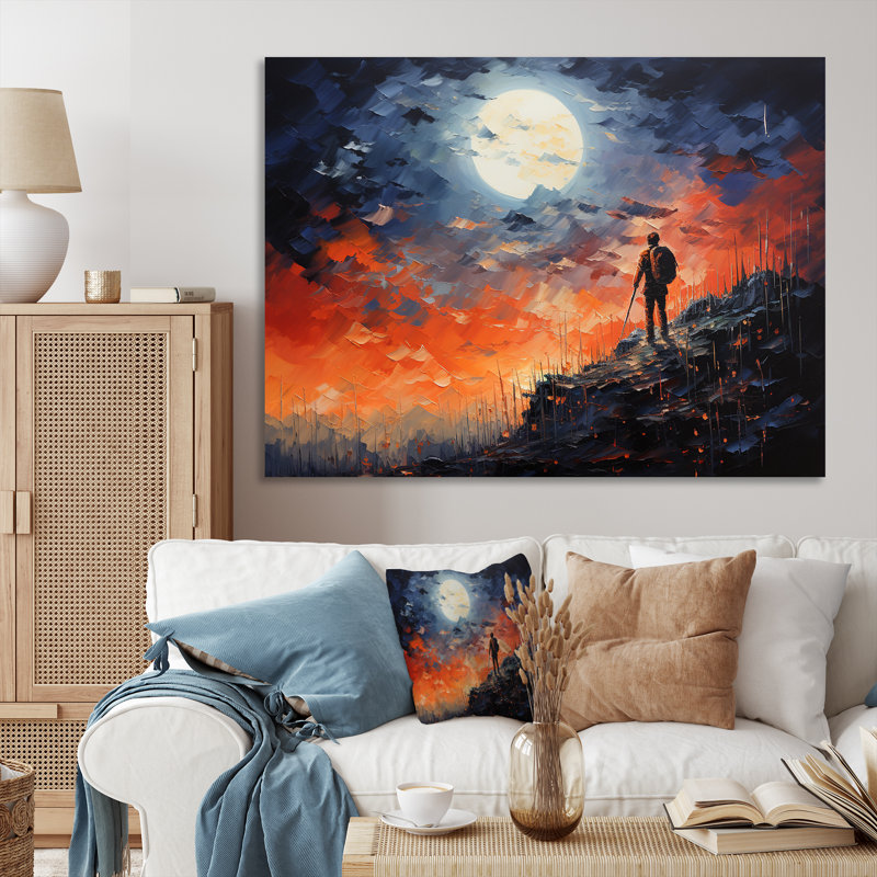 Sommet «Mountain succès», art mural, Toile tendue, H 16 po x l 32 po x P 1 po