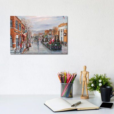 Rochester Christmas Parade 1 Piece Wrapped Canvas Painting