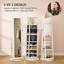 Miroir pivotant sur 360 ° avec tablettes de rangement-925773061