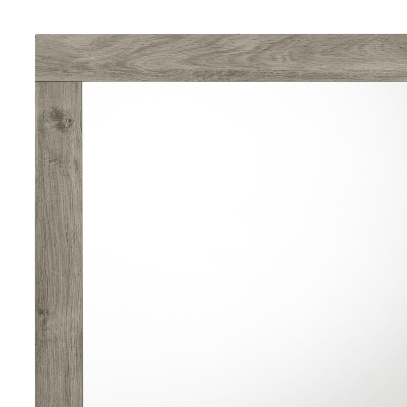 Miroir, finition gris clair
