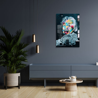 Superbe peinture murale en verre trempé 27,6 po x 39,4 po | 100% verre trempé, épaisseur: 0,16 pouce | Décoration élégante pour le salon ou le bureau, durable et facile à nettoyer, idée de cadeau parfaite