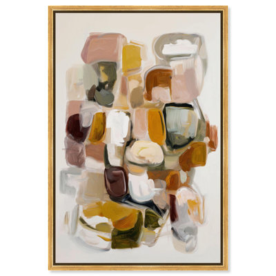 "Pearl Oyster Blend II", reproduction d'art sur toile par Art Remedy, cadre blanc, 10 x 15