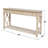 Andresa 64'' Solid Wood Console Table