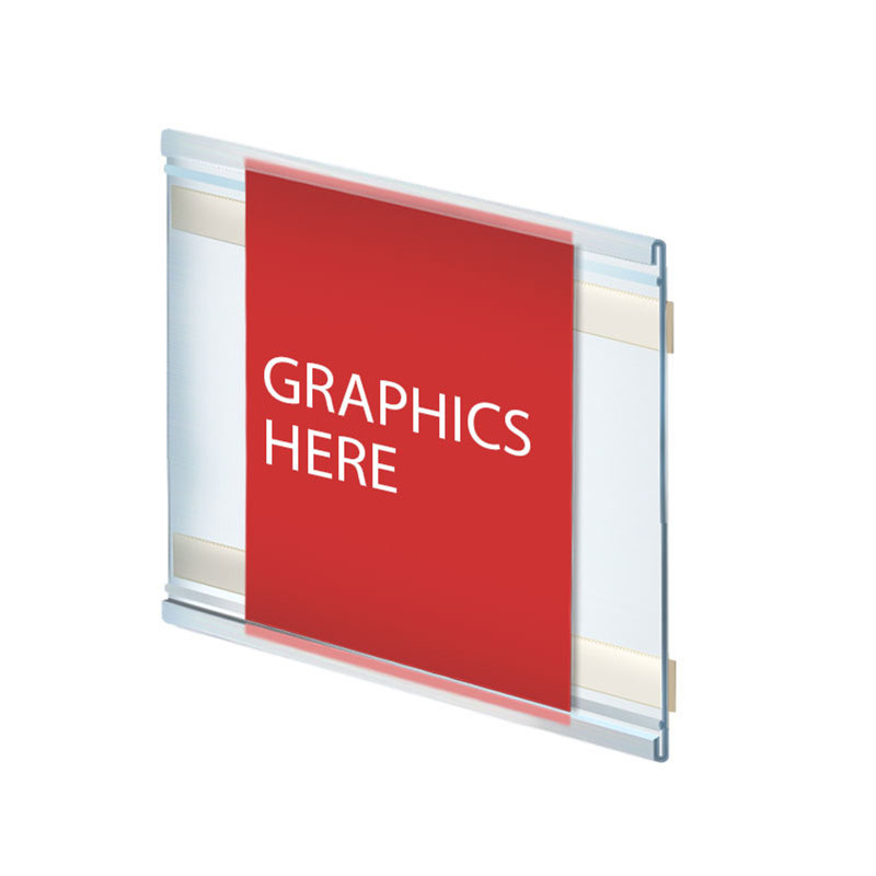 8.5"W x 6"H Adhesive-Back Nameplate, 10-Pack