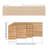 25'' W Solid Wood Rectangular Square Edge Table Top-62539708