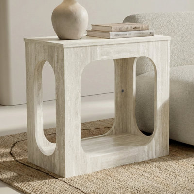 Table de bout avec tablette ouverte Inniss
