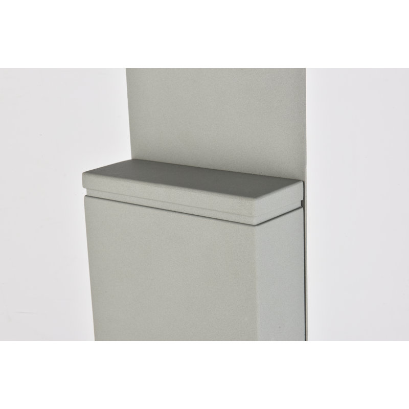 Dale LED Wall Light, Silver