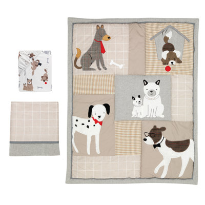 Ensemble de literie pour lit de bébé 3 pièces Bow Wow
