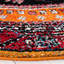 Tapis oriental orange / noir-263145142