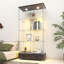 Vitrine moderne en verre avec 2 grands tiroirs-1592967203