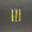 Star Gazer VII Series Of 9 Yellow & Gray & Green Print by Joyce Creiger