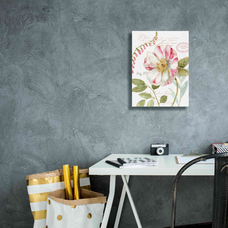 «Rainbow Seeds Botanical II» par Lisa Audit, art mural sur toile, H 16 po x l 12 po x P 0,75 po