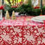 Carmen Red And White Square Tablecloth-1789264843