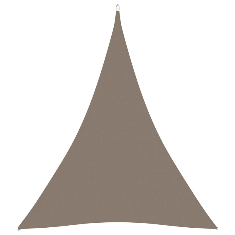 Androscogin Triangular Shade Sail, 5m x 6m x 6m, Taupe