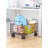 Nedyu 11.81'' H x 18.9'' W Book Cart with Wheels