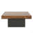 35.4 Inches Farmhouse Square LED Coffee Table