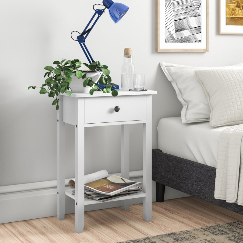 Clichy Console Table for Hallway & Living Room Furniture, White, 74 H x 50 W x 30 D cm