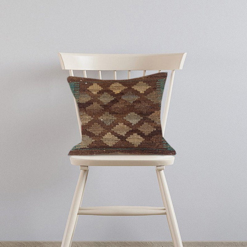 Sayer Indoor / Outdoor Geometric Rectangular Cushion Cover