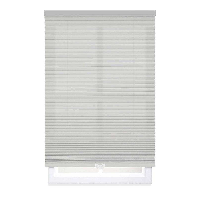 Store cellulaire semi-transparent sans fil, L 23 po x L 48 po, Nuage gris