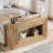 59-Inch Long Console Table,Natural Sofa Table with Storage for Entryway-1615424998