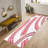 Soft Pile Printed Rug with Intricate Floral and Geometric Design for a Warm and Cozy Feel in Living Space or Bedroom-574219689