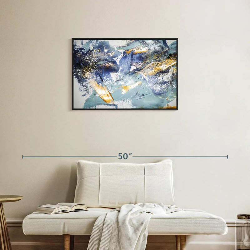 Avery Abstract Glitter, 21" H x 31" W
